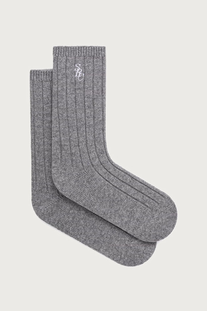 Sporty & Rich SRC skarpety damskie szary AC07882302GY34