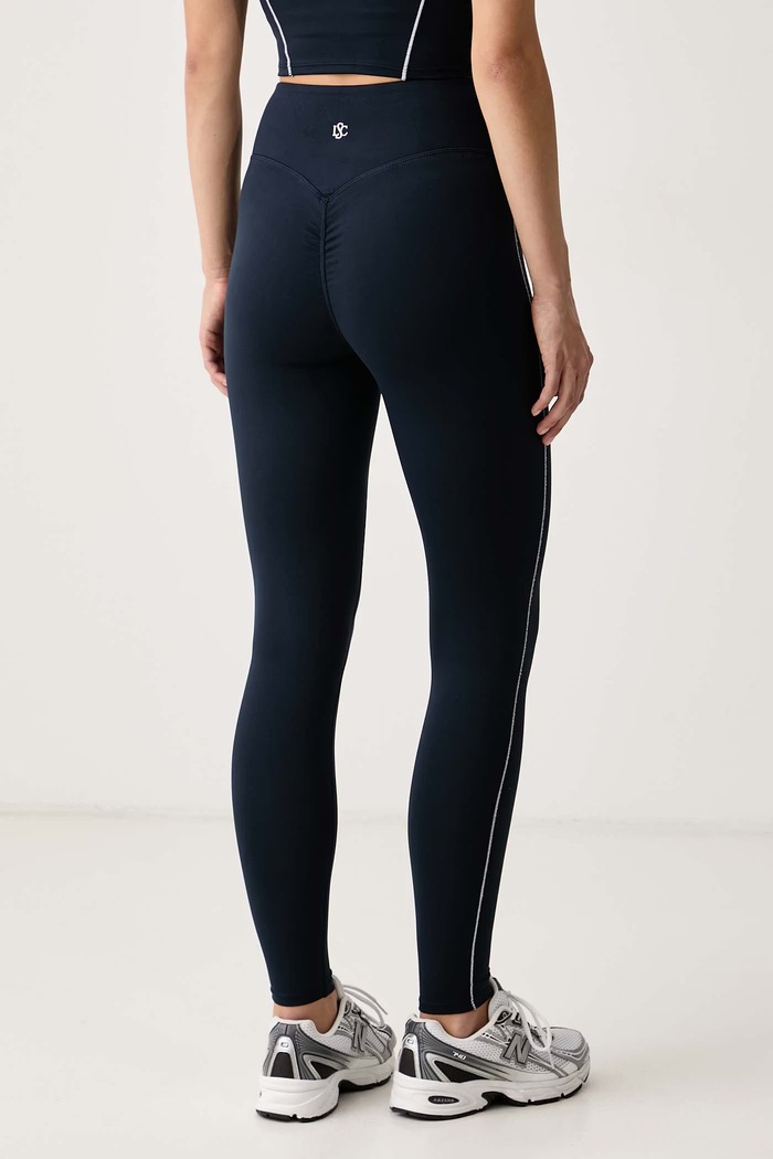Odzież Le Privé Legginsy damskie IVY LEGGINS LP00711 granatowy