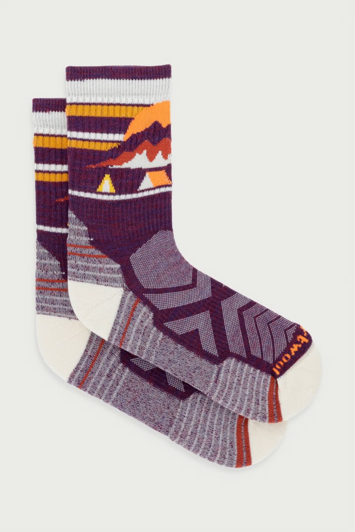 Smartwool Skarpety sportowe damskie fioletowy SW002272L901