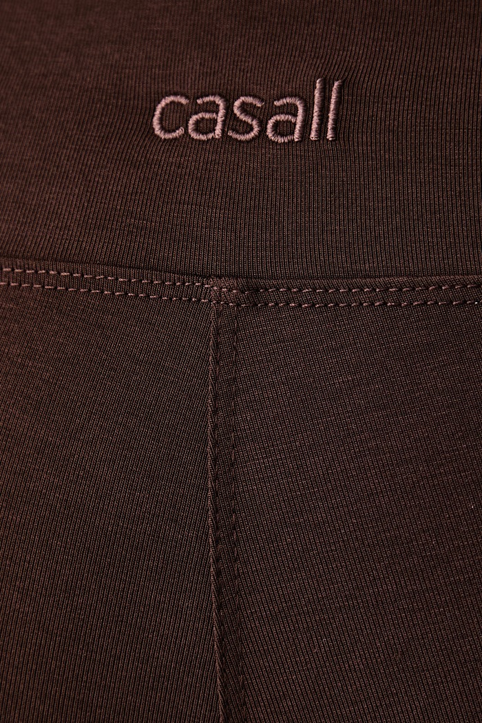 Legginsy do jogi damskie z bawełną Sublime Casall 26253 brązowy