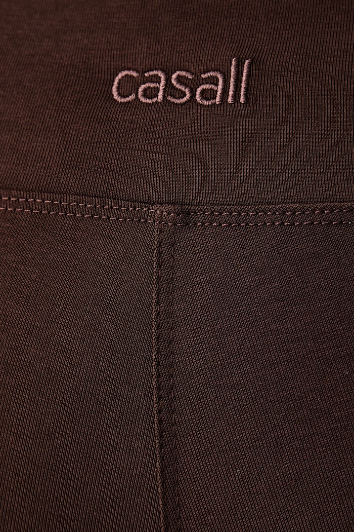 Legginsy do jogi damskie z bawełną Sublime Casall 26253 brązowy