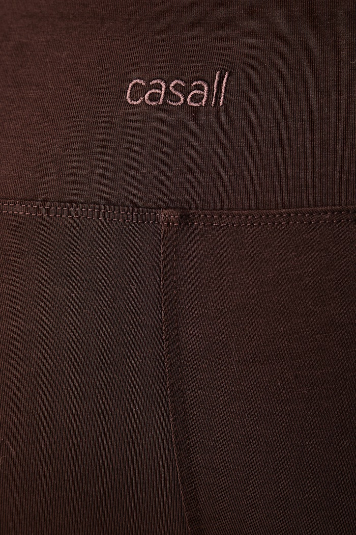 Legginsy do jogi damskie z bawełną Sublime Casall 26252 brązowy