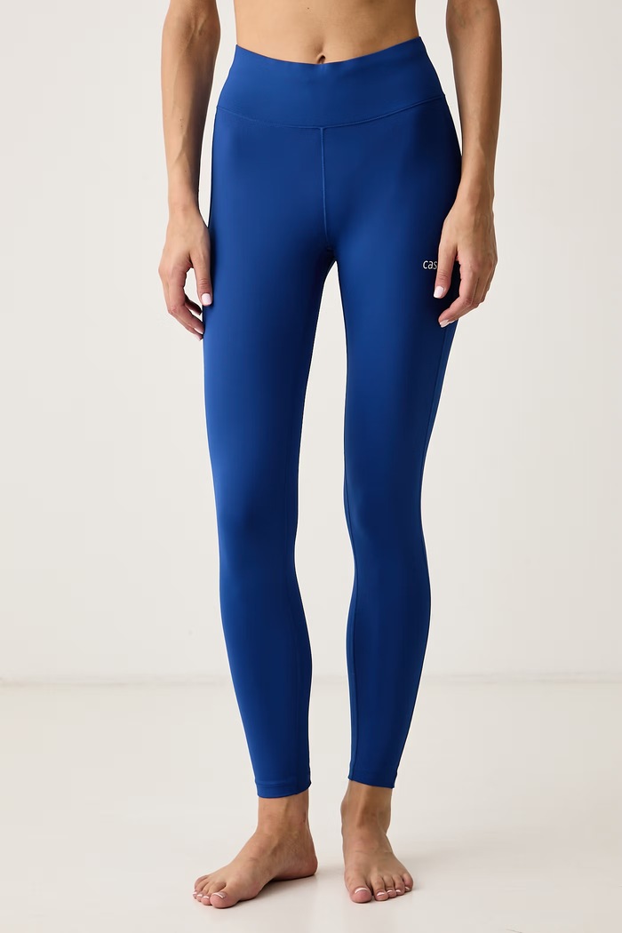 Casall Legginsy do jogi damskie Essential niebieski 25055