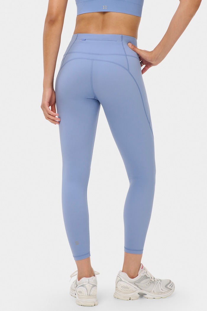 Sweaty Betty Legginsy sportowe damskie Power Workout SB540078.1010 niebieski AW26
