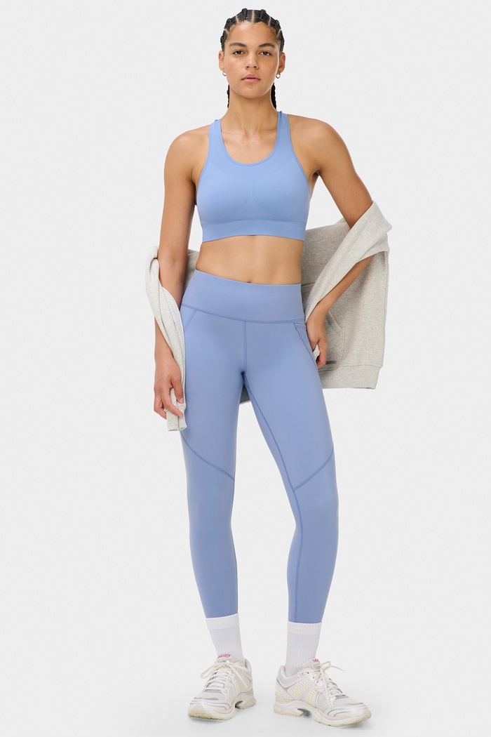 Odzież Sweaty Betty Legginsy sportowe damskie Power Workout SB540078.1010 niebieski