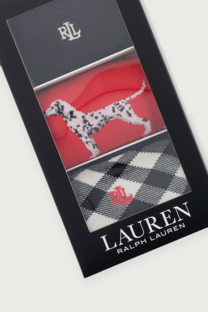 Odzież Lauren Ralph Lauren Skarpety męskie 3-pack 454P24690 czarny