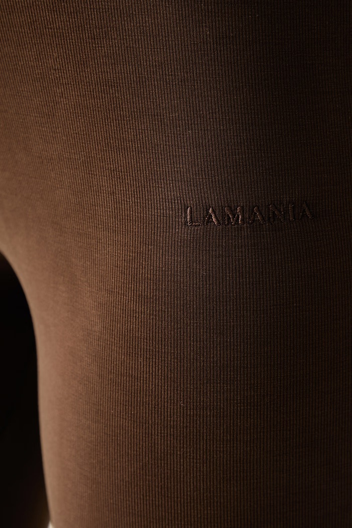 Legginsy damskie MELL La Mania MELL brązowy