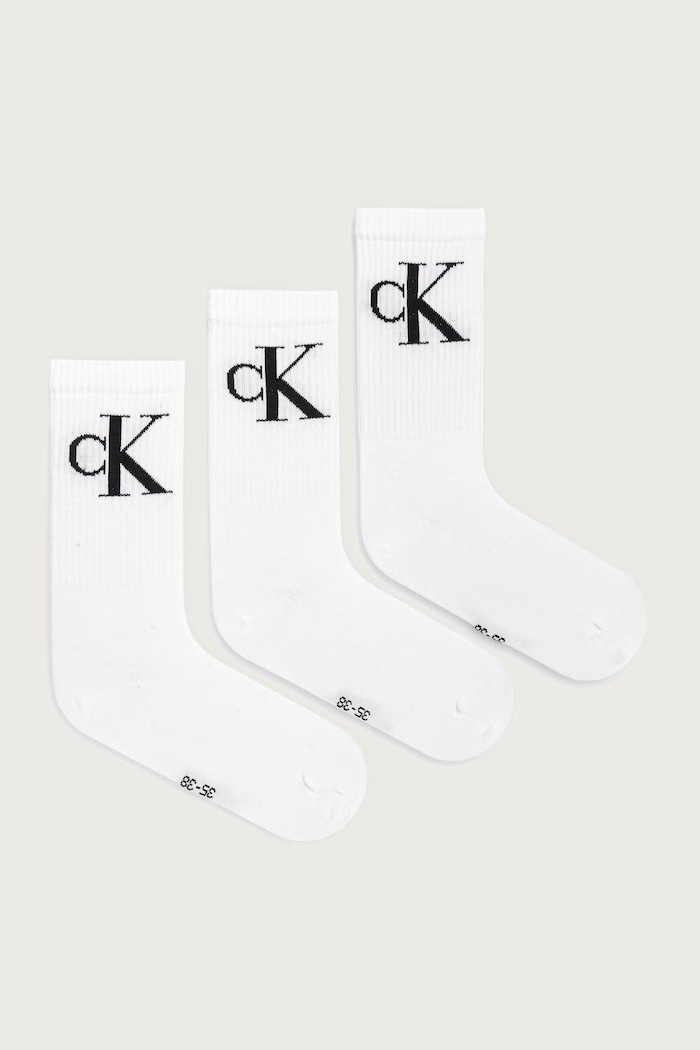 Calvin Klein Jeans skarpety damskie 6-pack biały 701244100