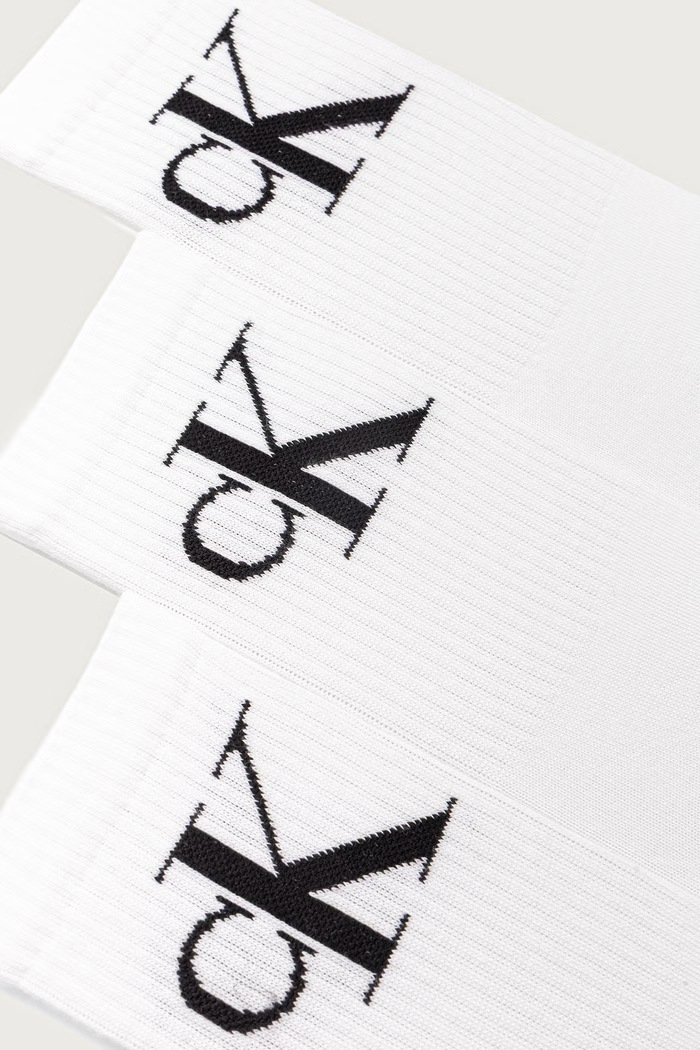 Calvin Klein Jeans skarpety damskie 6-pack 701244100 biały AW26