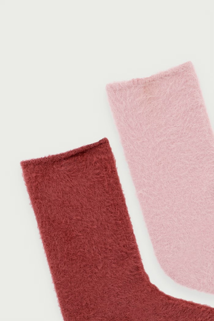 Calvin Klein Skarpety damskie 2-pack 701241809 różowy AW26