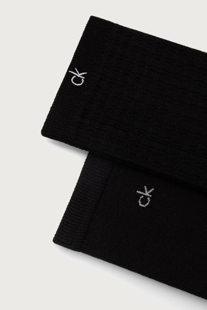 Calvin Klein skarpety damskie 2-pack 701241458 czarny AW26