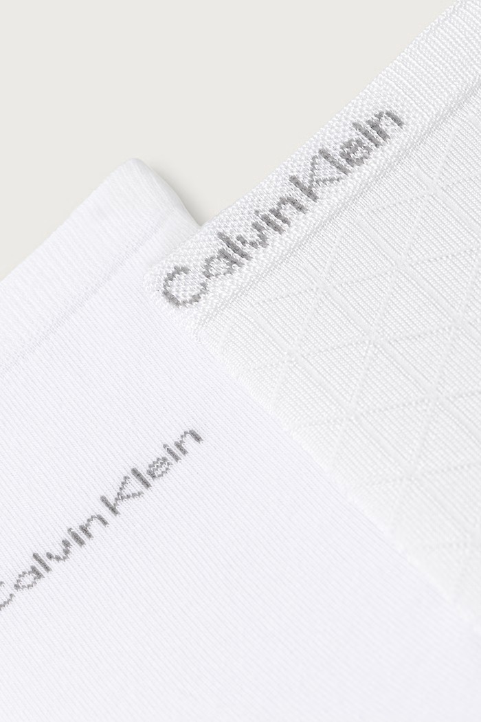 Calvin Klein skarpety damskie 2-pack 701241456 biały AW26