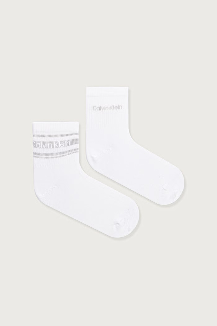 Calvin Klein ponožky dámske 2-pak biela 701241453