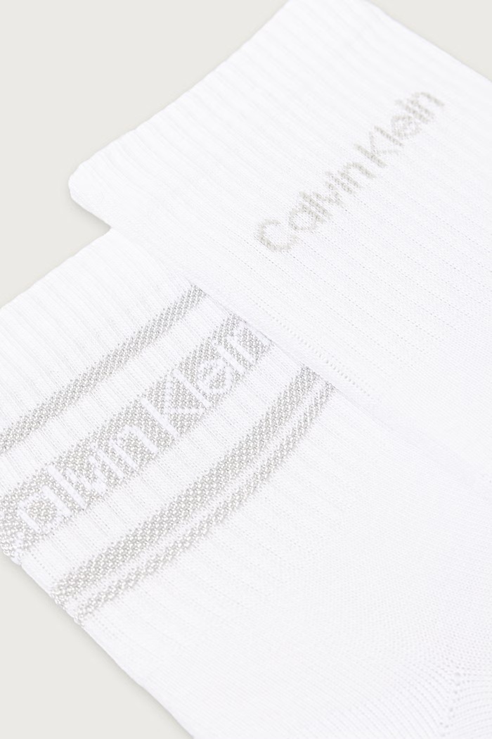 Calvin Klein skarpety damskie 2-pack 701241453 biały AW26