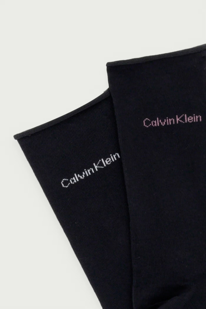 Calvin Klein Skarpety damskie z bawełną 4-pack 701241213 czarny AW26