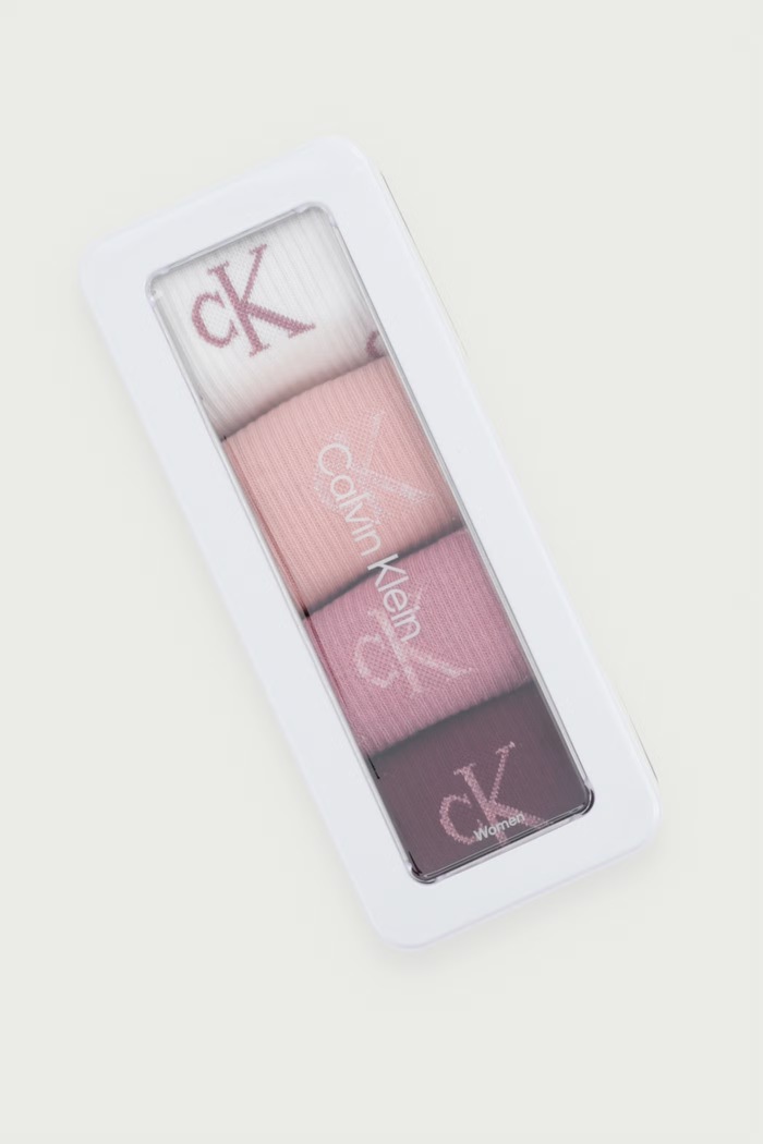 Odzież Calvin Klein Skarpety damskie 4-pack 701241212 beżowy