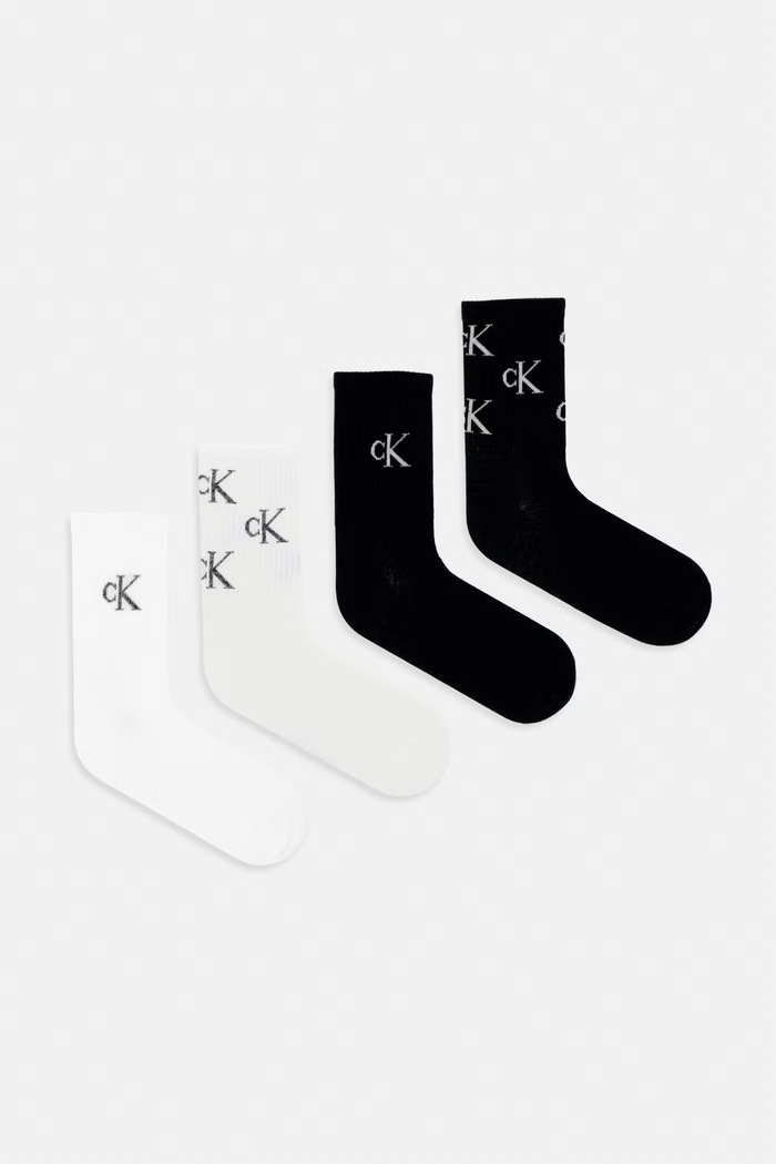 Calvin Klein Skarpety damskie 4-pack czarny 701241212