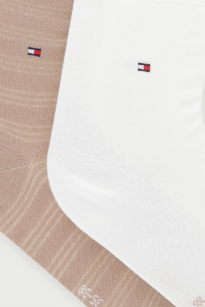 Tommy Hilfiger Skarpety damskie 2-pack 701242223 beżowy AW26