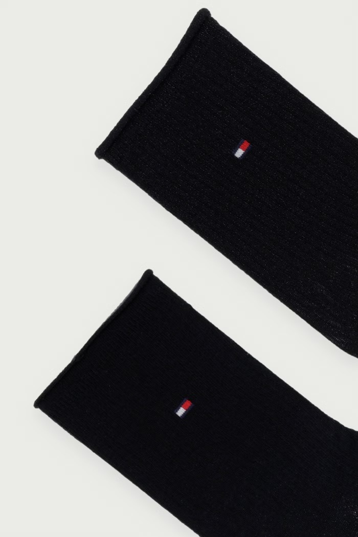 Tommy Hilfiger ponožky dámské s bavlnou 2-pack 701243423 černá AW26