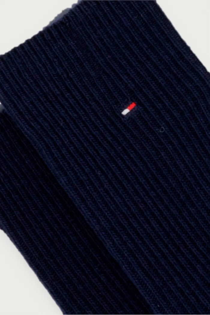 Tommy Hilfiger Skarpety damskie z dodatkiem wełny 701242188 granatowy AW26