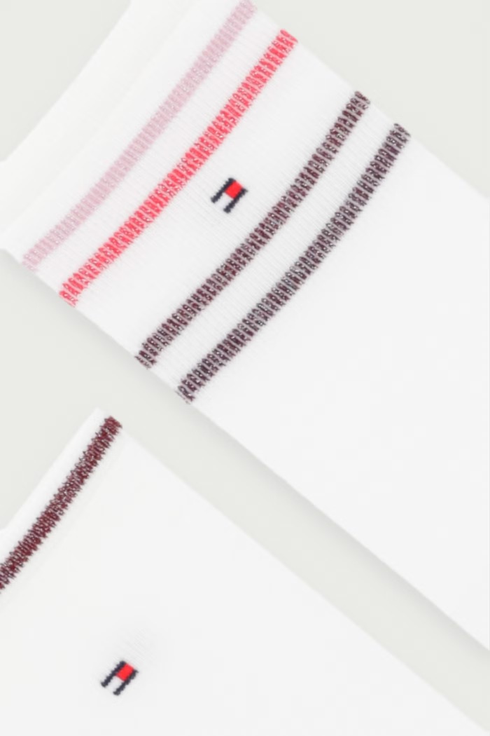 Tommy Hilfiger Skarpety damskie z bawełną 2-pack 701242183 beżowy AW26
