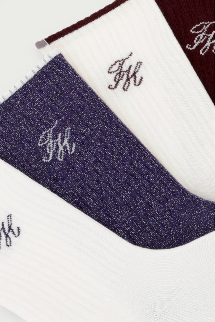 Tommy Hilfiger Skarpety damskie z bawełną 4-pack 701244109 beżowy AW26