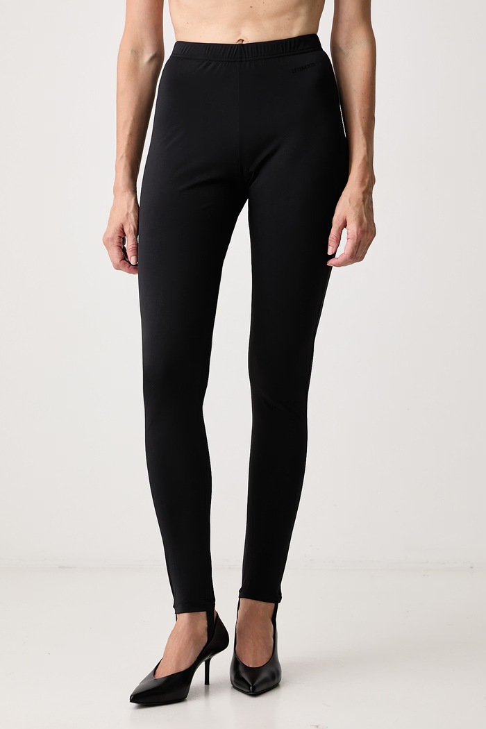 Vetements legginsy damskie Push-up czarny WH27LG129B