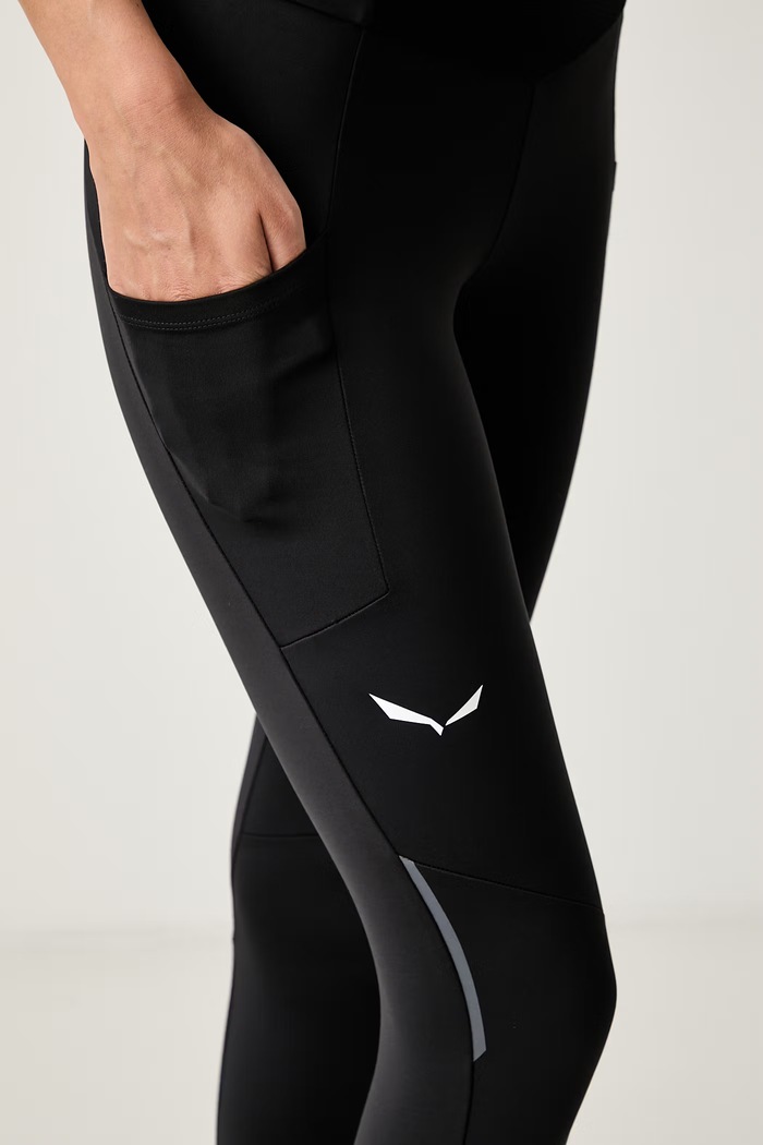 Salewa legginsy sportowe damskie PEDROC czarny 00.0000029345