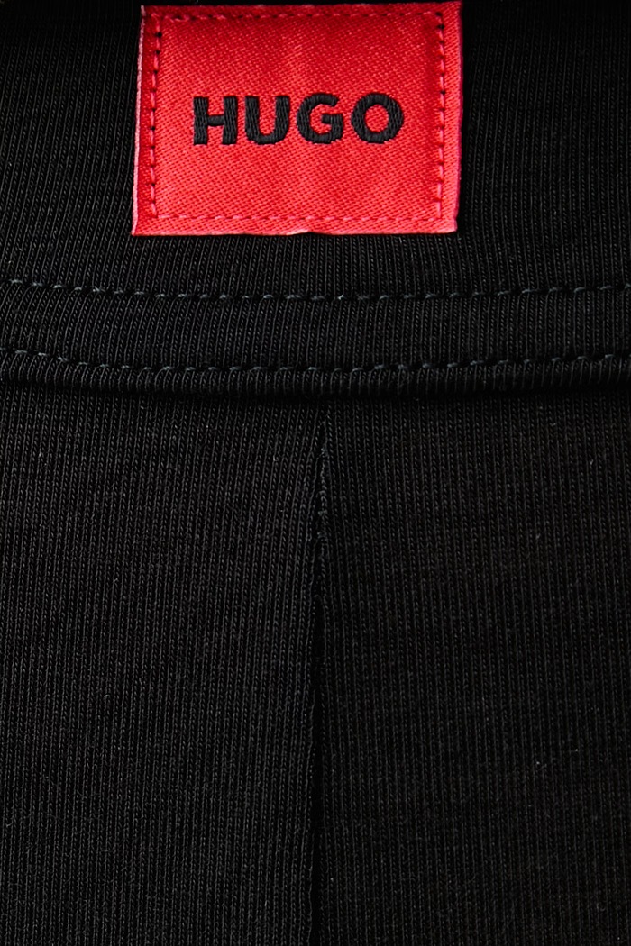 Oblečení HUGO Legíny dámské s viskózou THERMAL LEGGINGS 50570568 černá
