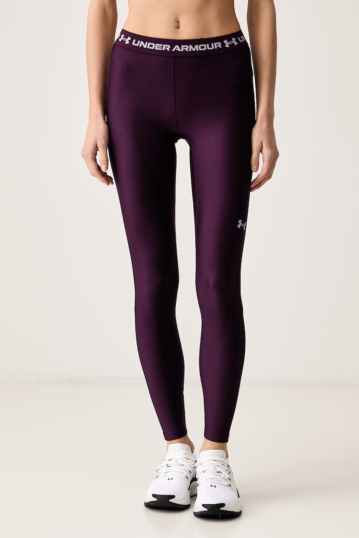 Under Armour Legginsy sportowe damskie HeatGear fioletowy 6010002.526