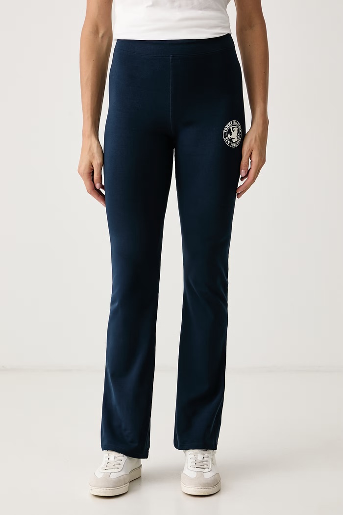 Tommy Hilfiger Pajkice ženske bombažne z elastanom mornarsko modra UW0UW06626