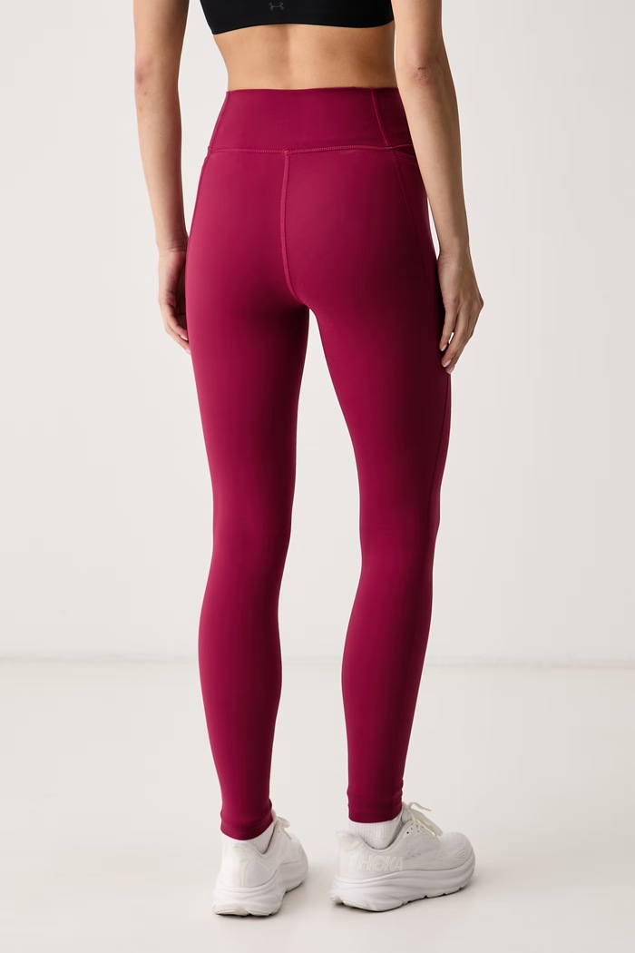 Odzież Under Armour Legginsy sportowe damskie Motion 6013786 bordowy
