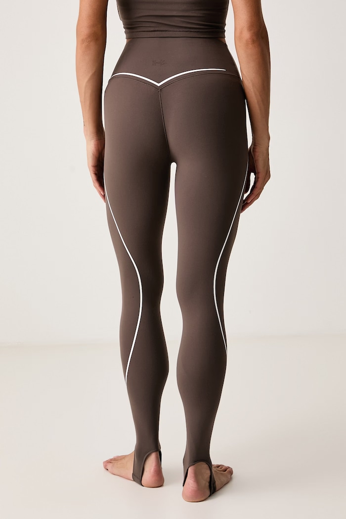 Odzież Under Armour Legginsy do jogi damskie Meridian Contour 6013770 brązowy