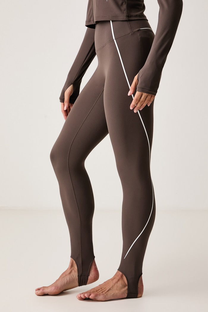 Legginsy do jogi damskie Meridian Contour Under Armour 6013770 brązowy