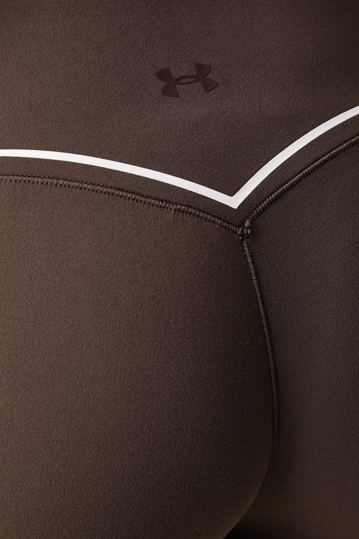Legginsy do jogi damskie Meridian Contour Under Armour brązowy 6013770