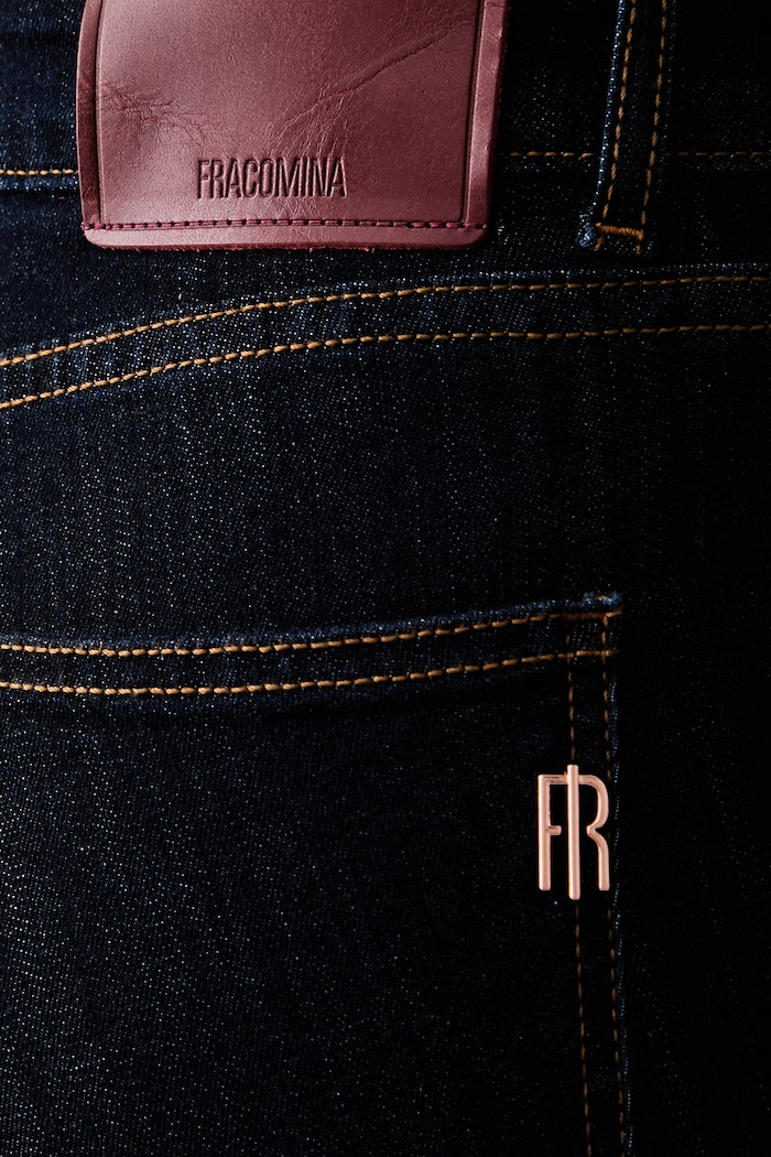 Fracomina jeansy slim fit damskie granatowy FY26WV1010D46093
