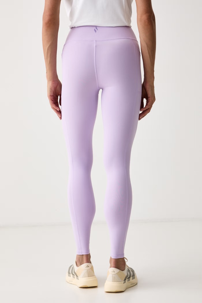 Odzież Skechers legginsy sportowe damskie GOWALK W03LG30B fioletowy