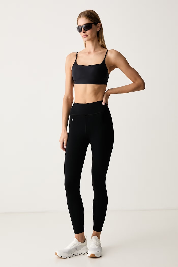 On Legginsy sportowe damskie 1WG30250553 czarny AW26