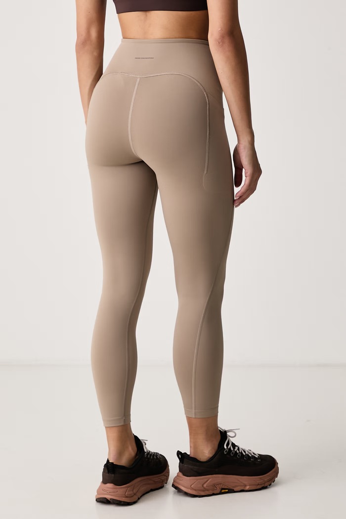 Odzież On Legginsy sportowe damskie 1WG30255013 brązowy