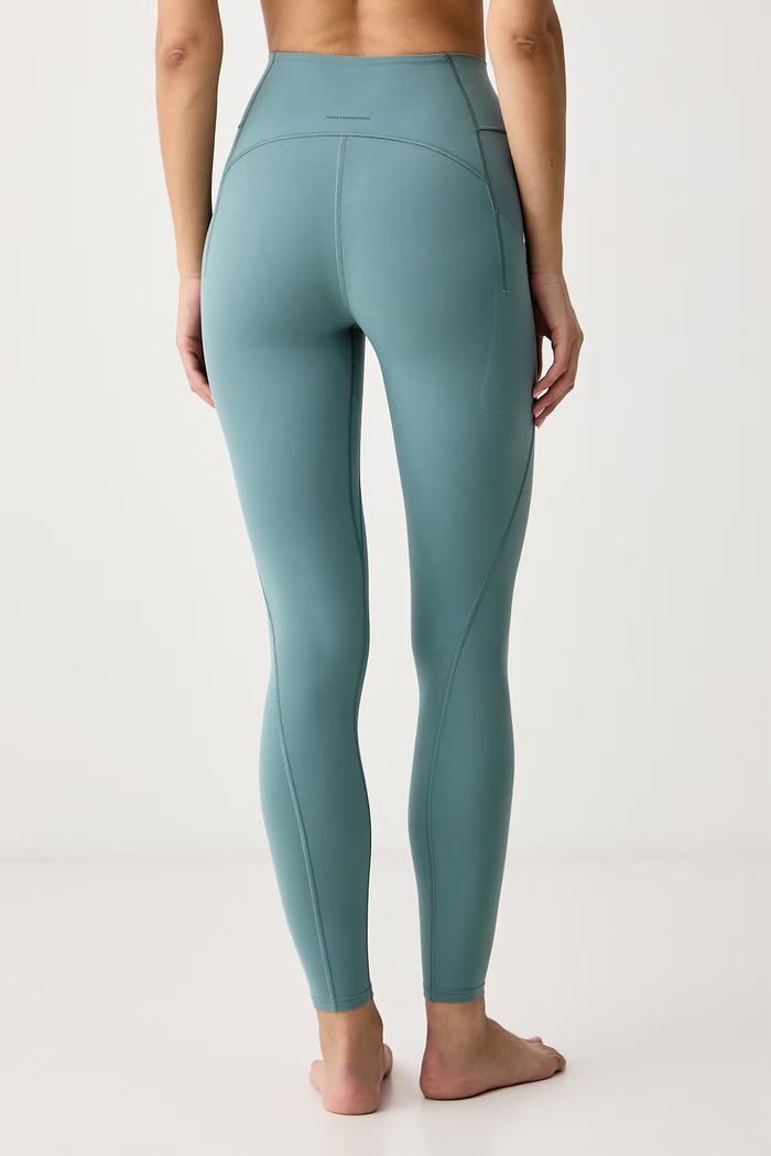 Odzież On Legginsy do jogi damskie Studio 1WG10914940 turkusowy