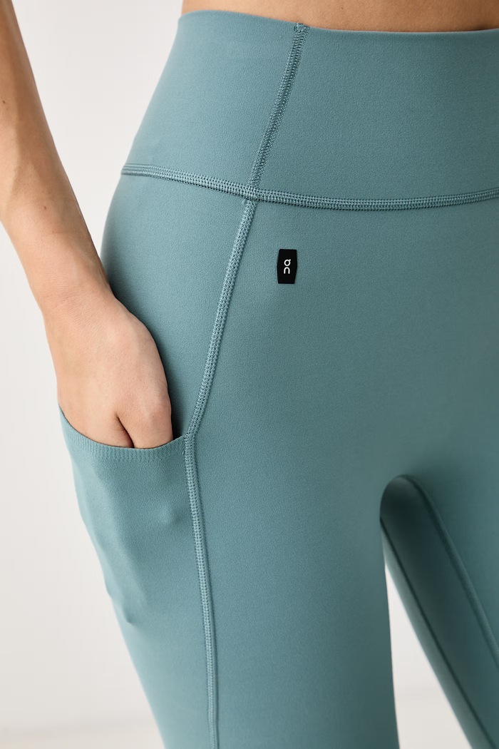 Legginsy do jogi damskie Studio On 1WG10914940 turkusowy
