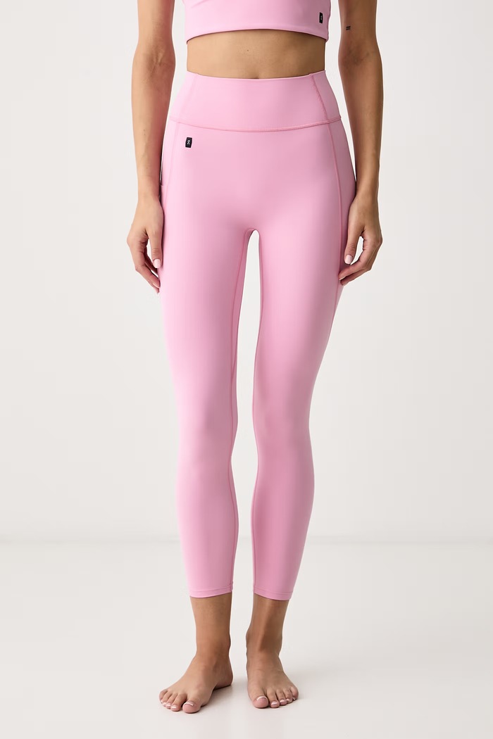On Legginsy sportowe damskie Studio różowy 1WG10925289