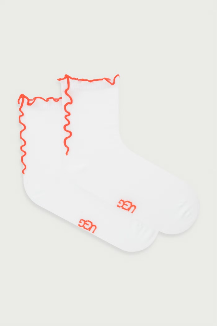 UGG Skarpety damskie z bawełną KARSYN biały 1175251