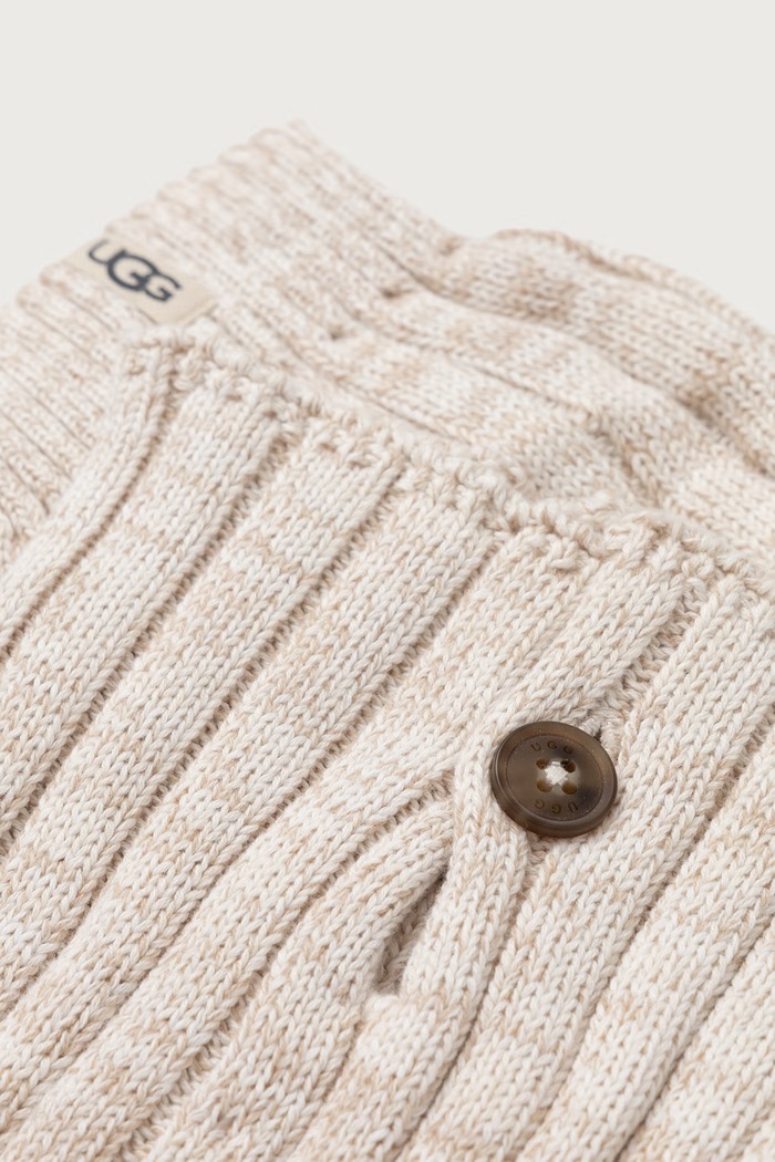 UGG Getry damskie bawełniane TALULLAH 1180790 beżowy AW26
