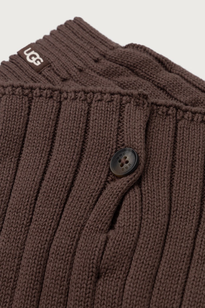 UGG Getry damskie bawełniane TALULLAH 1180790 brązowy AW26
