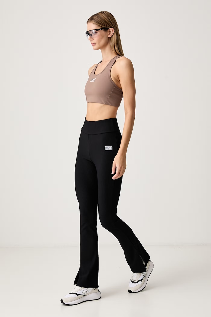 EA7 Emporio Armani Legginsy sportowe damskie AF15721.7W001338 czarny AW26