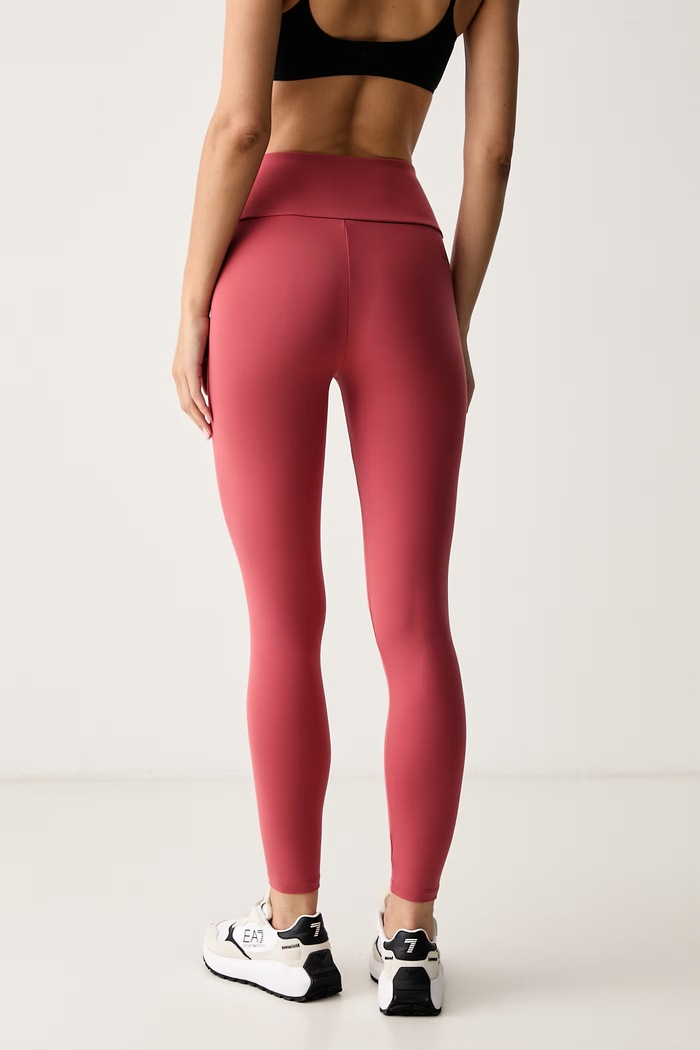 Odzież EA7 Emporio Armani Legginsy sportowe damskie AF25604.7W001343 różowy