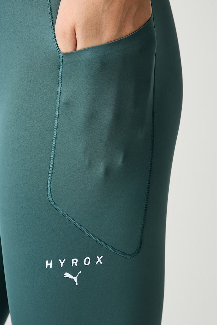 Puma legginsy sportowe damskie HYROX turkusowy 529143