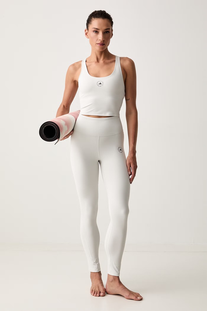 adidas by Stella McCartney legginsy do jogi damskie KR6212 szary AW26