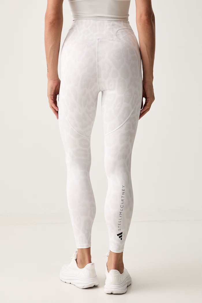 Odzież adidas by Stella McCartney legginsy sportowe damskie KR6170 biały